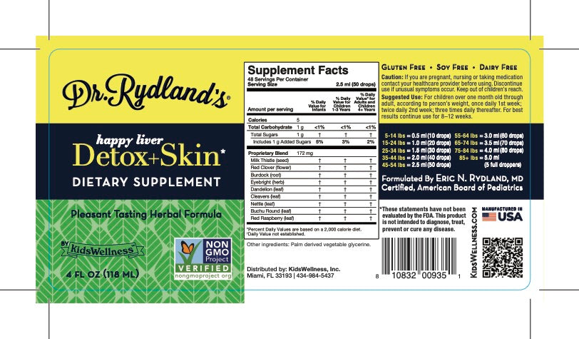 Dr. Rydland's Adult & Childrens Detox/Skin Formula