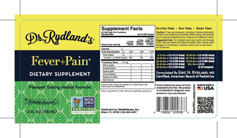 Dr. Rydland's Adult & Childrens Fever/Pain Formula